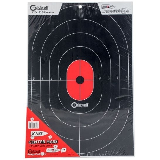 CALDWELL SHOOTING SUPPLIES 12INX18IN SILHOUETTE PACK OF 8