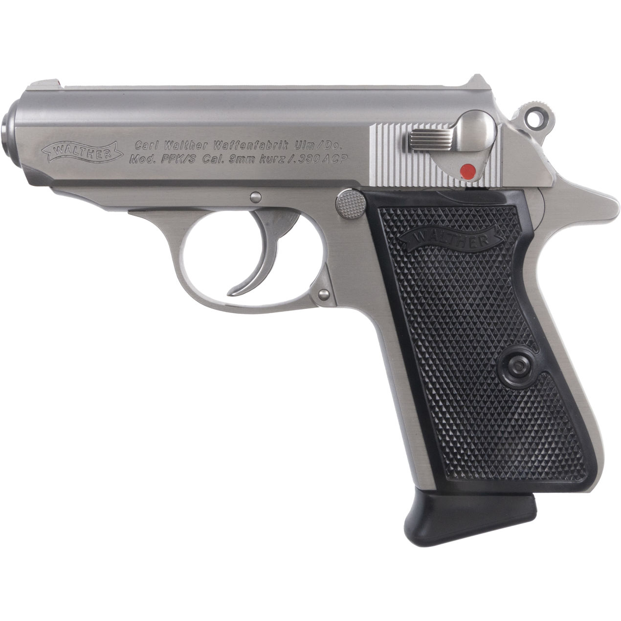 PPK /S STAINLESS BLACK GRIPS