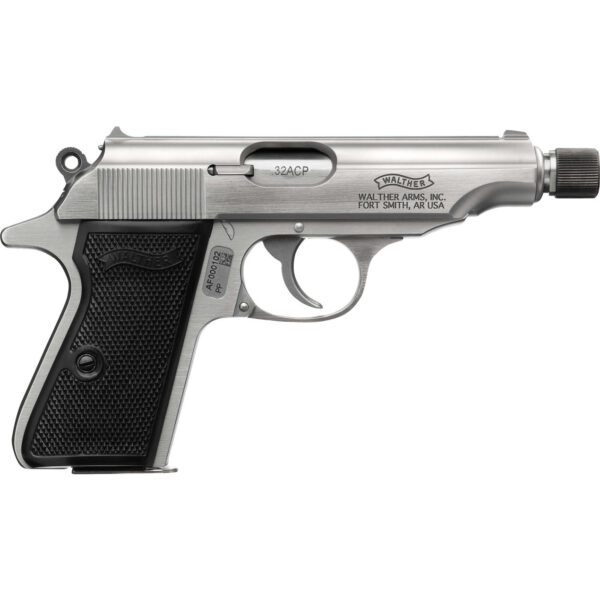 PPK/S STAINLESS, THREADED BARREL