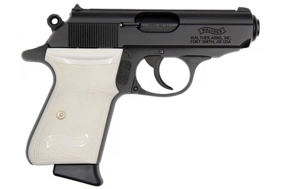 PPK/S BLACK, WHITE GRIP