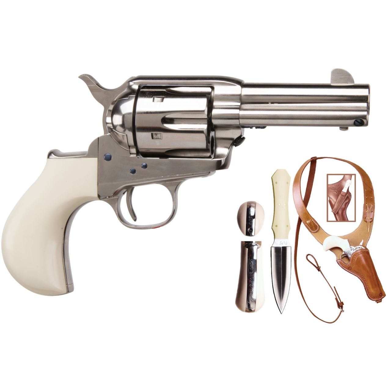 THUNDERER DOC HOLIDAY 3.5" NICKEL PLATED